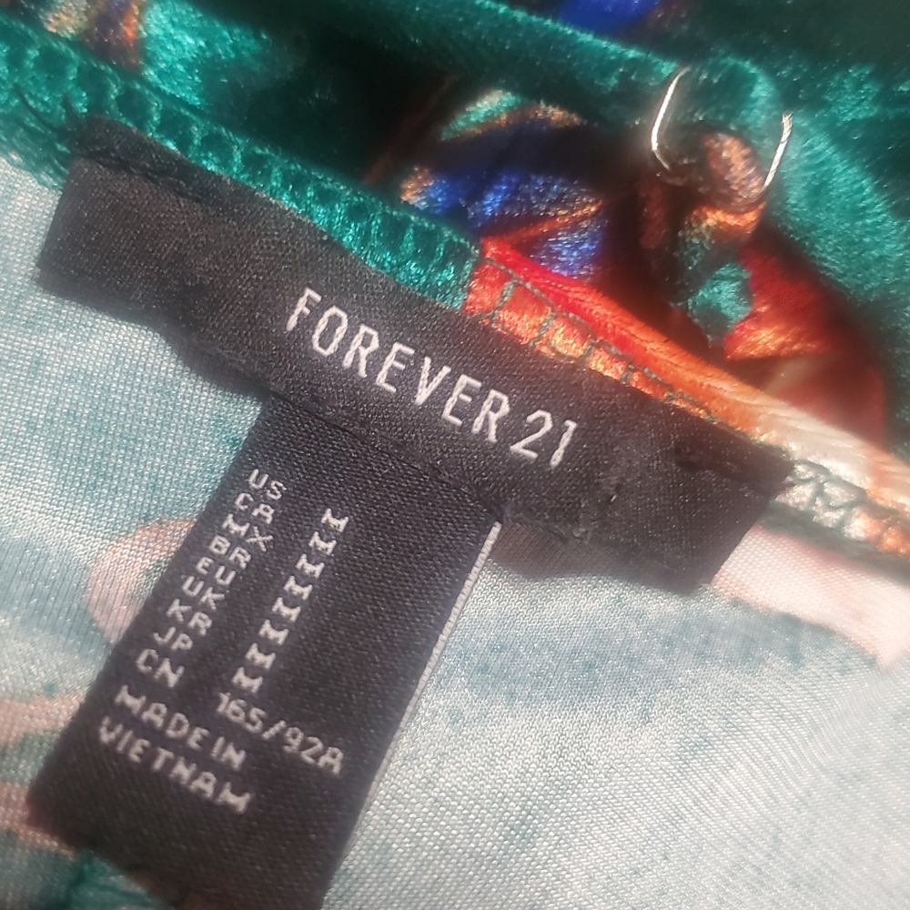 FOREVER 21 velvet floral dress - Picture 5 of 11